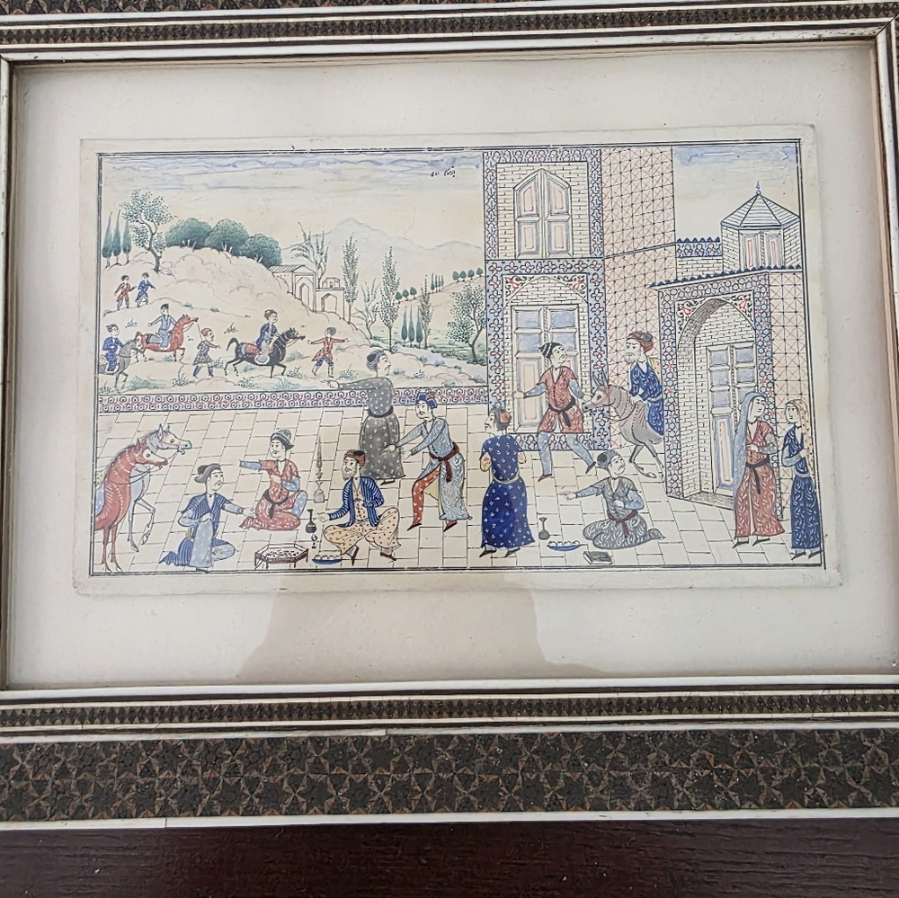 Early 19th Century Persian On Ivory